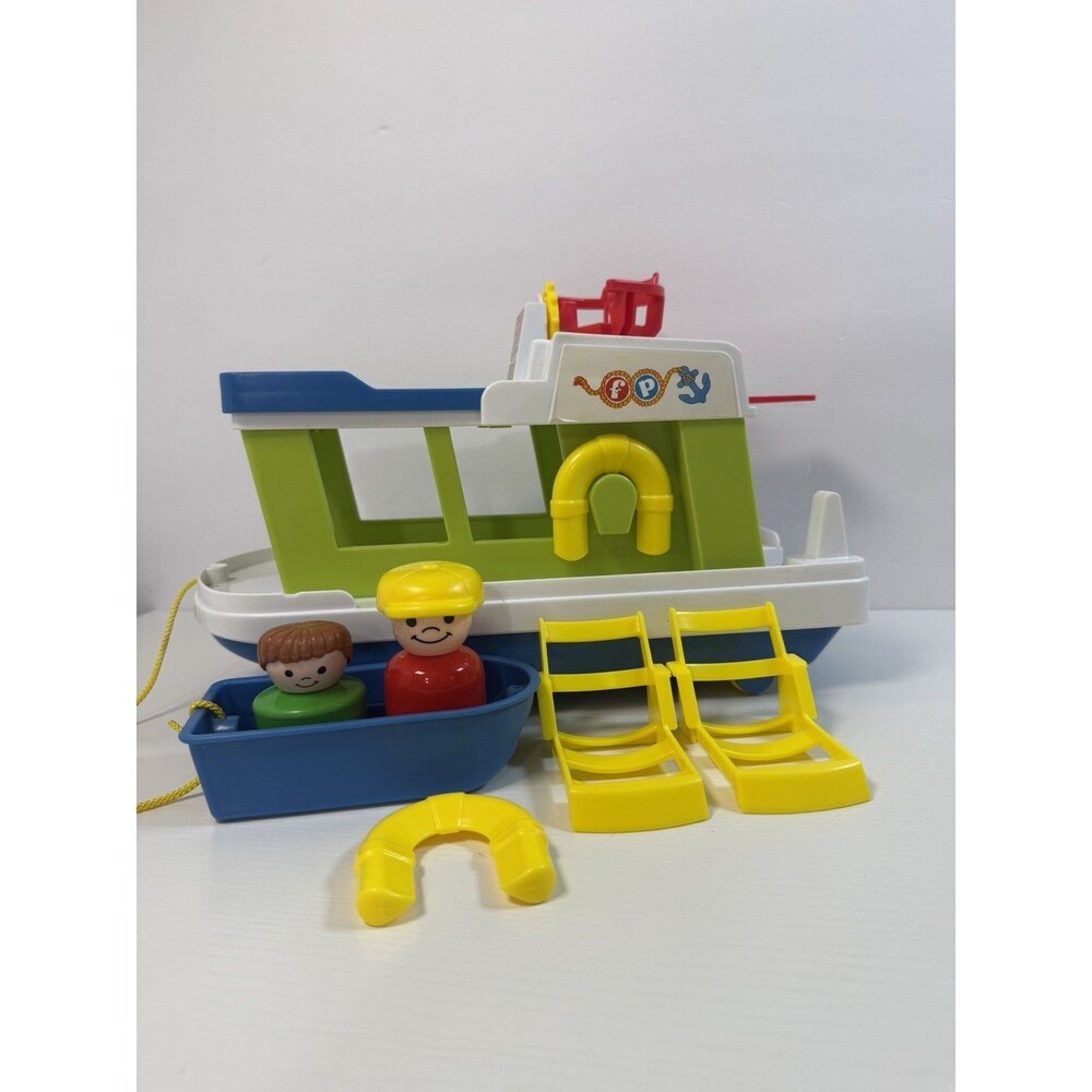 Fisher-Price Little People Happy Houseboat T2407 Toys R Us Exclusive Rare! Read